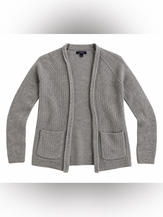 J. Crew Sweaters - J. Crew gray wool-like long sleeve cardigan